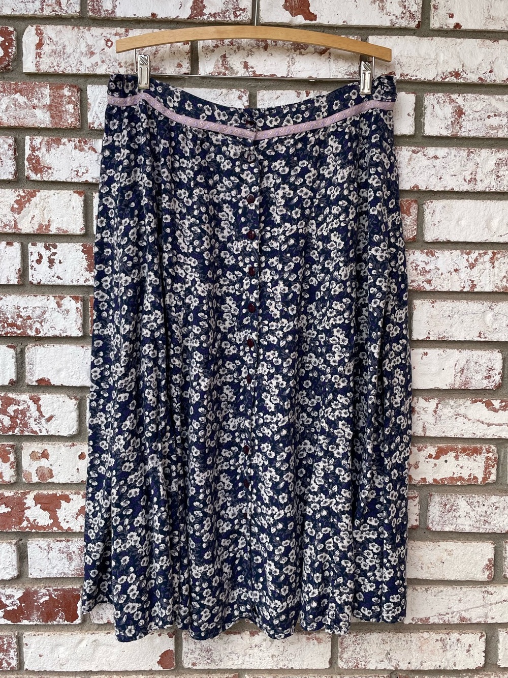 Spell Bound Woman | Floral Whimsigoth Prairie Button Down Skirt